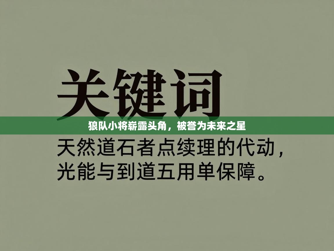 狼队小将崭露头角，被誉为未来之星